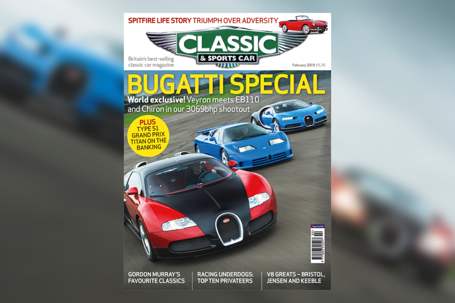 Classic & Sports Car – Bugatti at 110: Inside the February 2019 issue of C&SC
