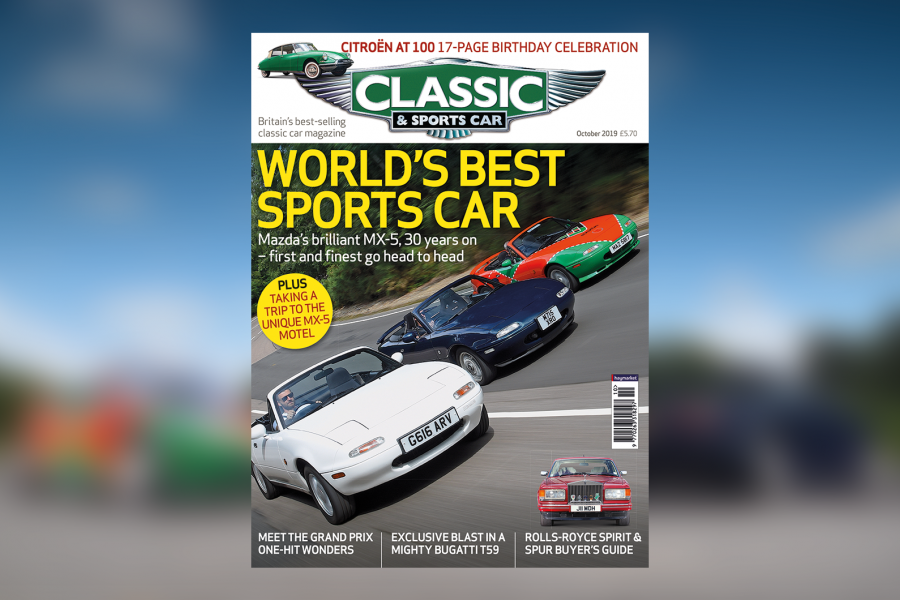 Classic & Sports Car – Mazda MX-5 at 30: Inside the October 2019 issue of C&SC