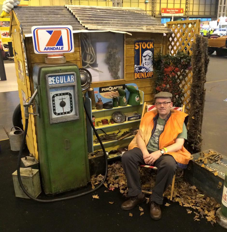 David Evans at the NEC Classic Motor Show