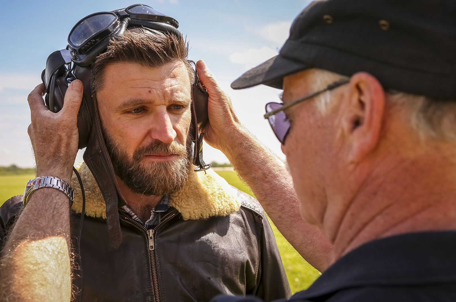 My flight in a WW1 plane over Bicester Heritage