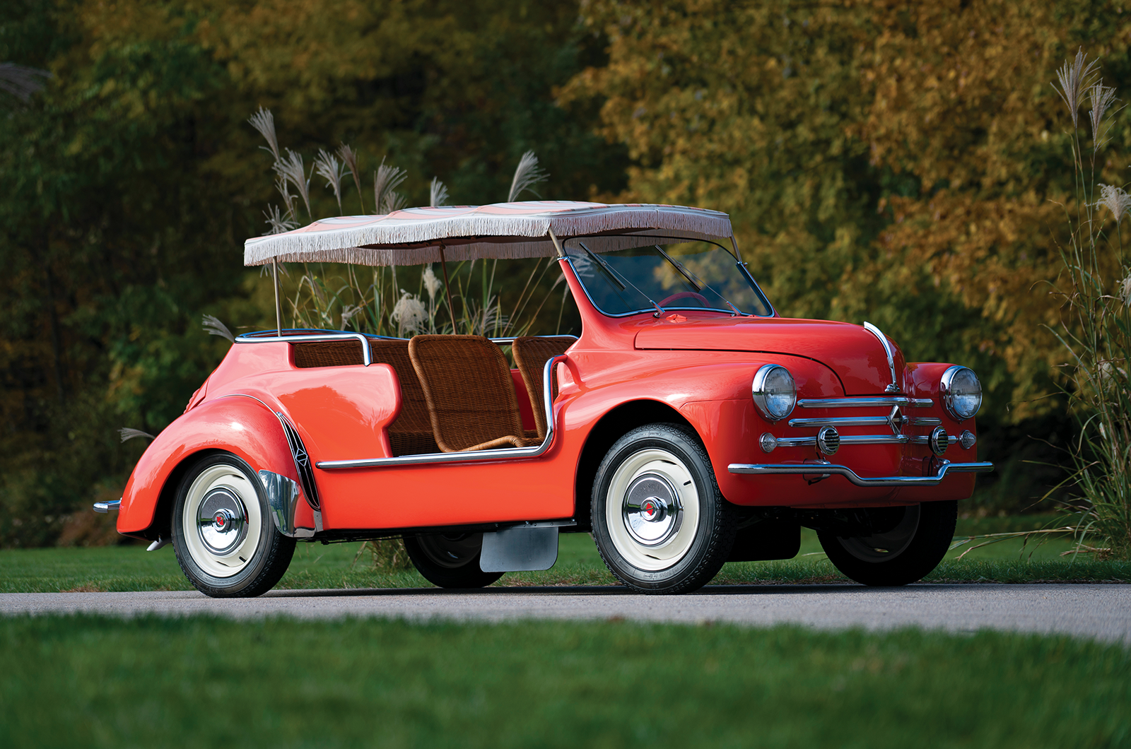 Ex-Fangio Ferrari 290MM sells for $22m at RM Sotheby’s Petersen auction