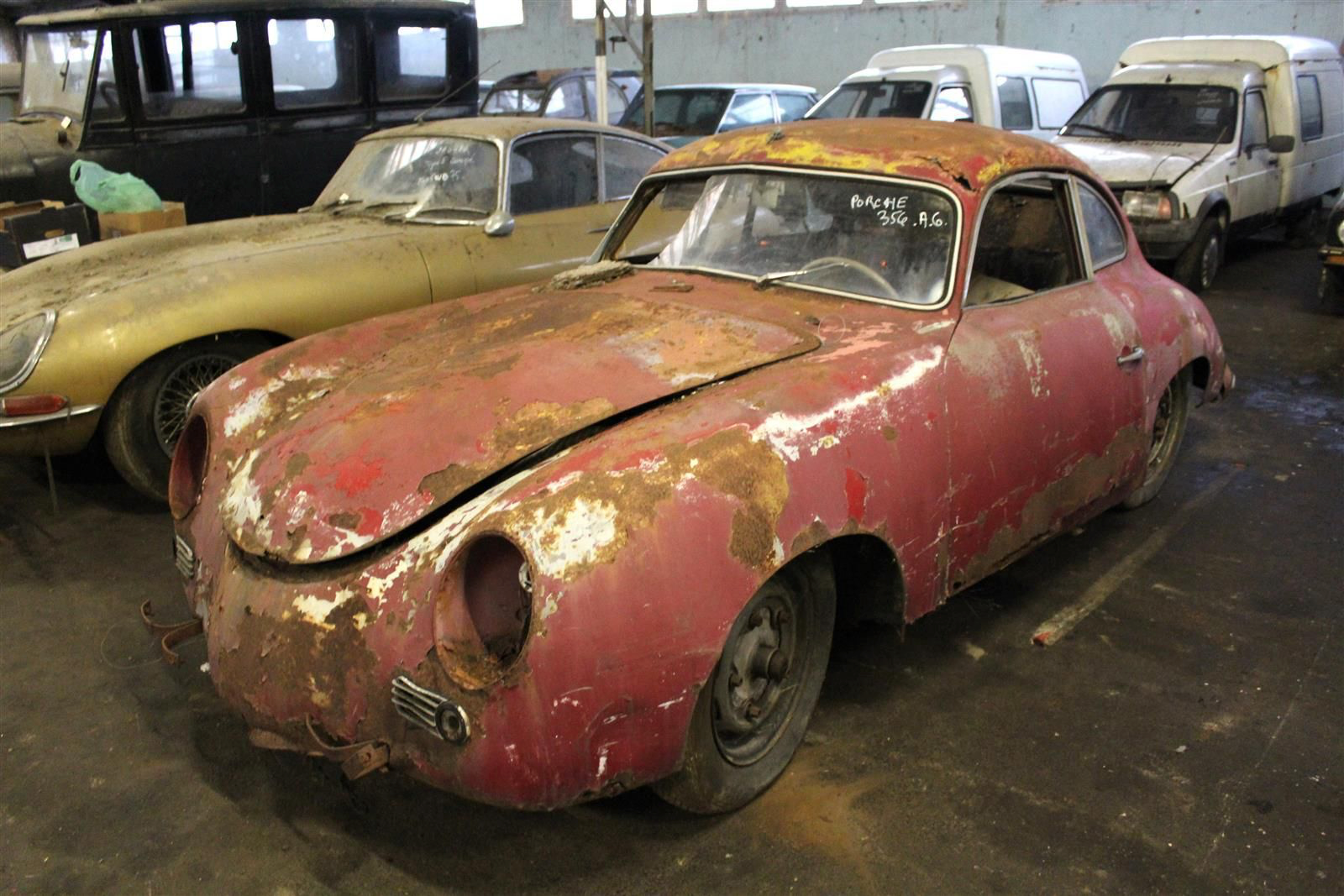 Incredible 81-car French barn-find includes a Miura