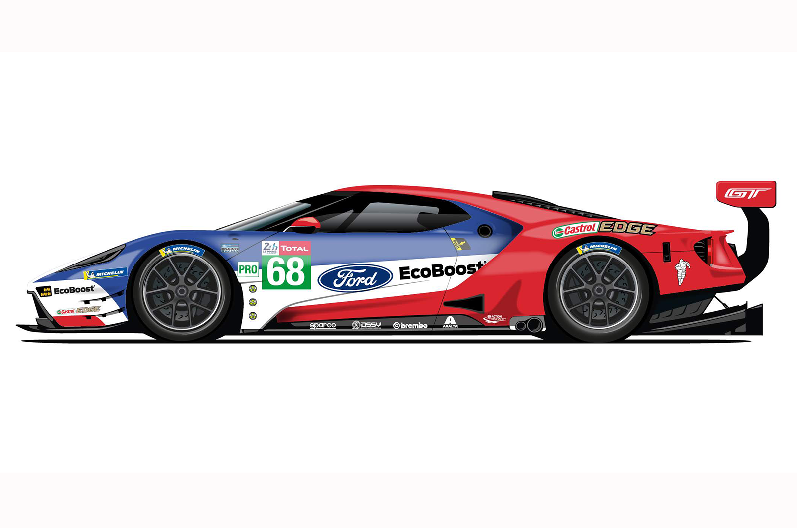 Classic & Sports Car – Ford's bringing four fab retro liveries to Le Mans