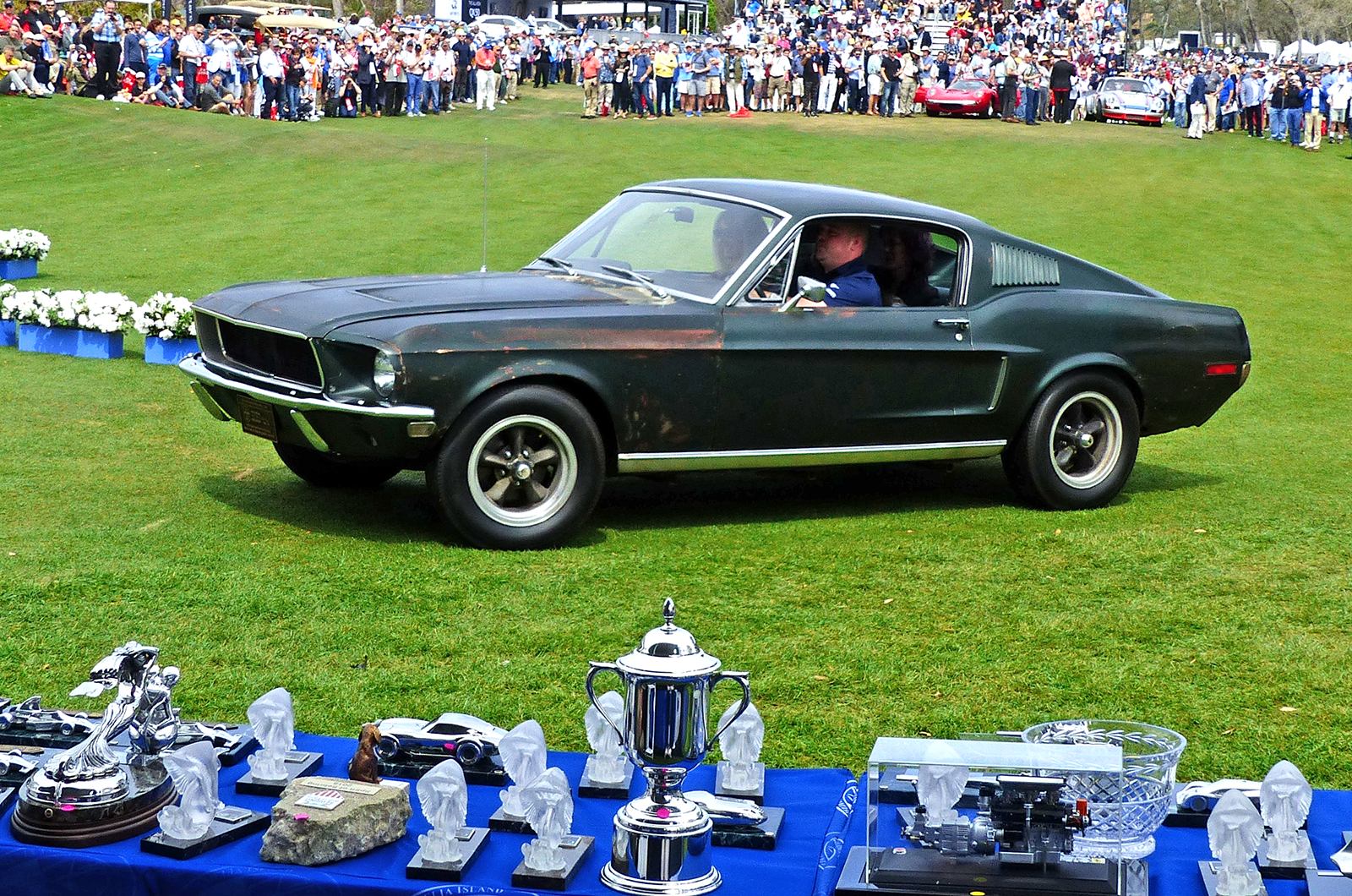 The Bullitt Mustang at Amelia Island last year