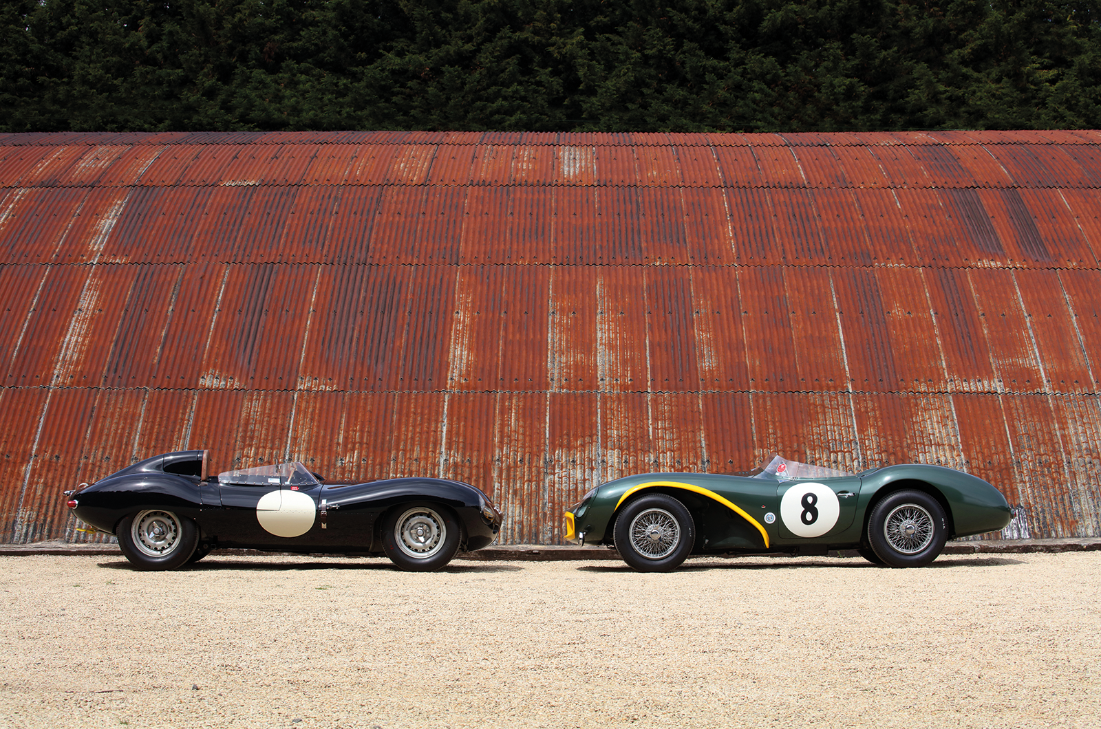 Classic & Sports Car – Jaguar D-type vs Aston Martin DB3S: Won for the road
