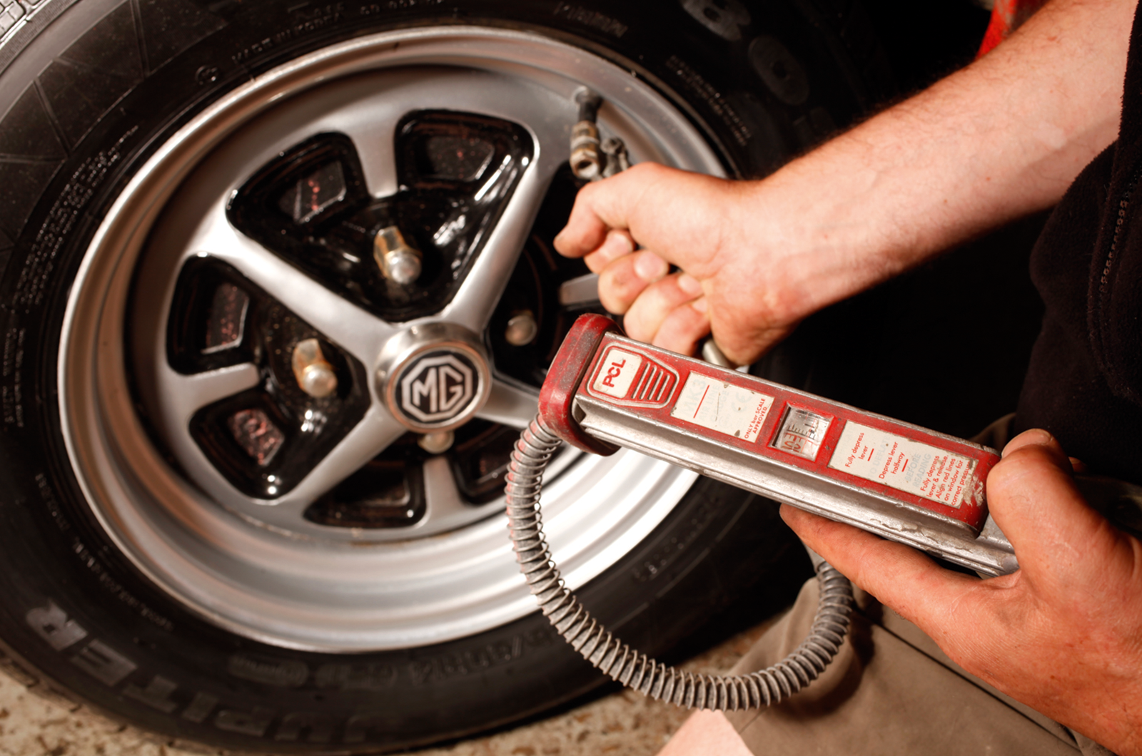 You want to avoid flat-spotting the tyres on your classic car