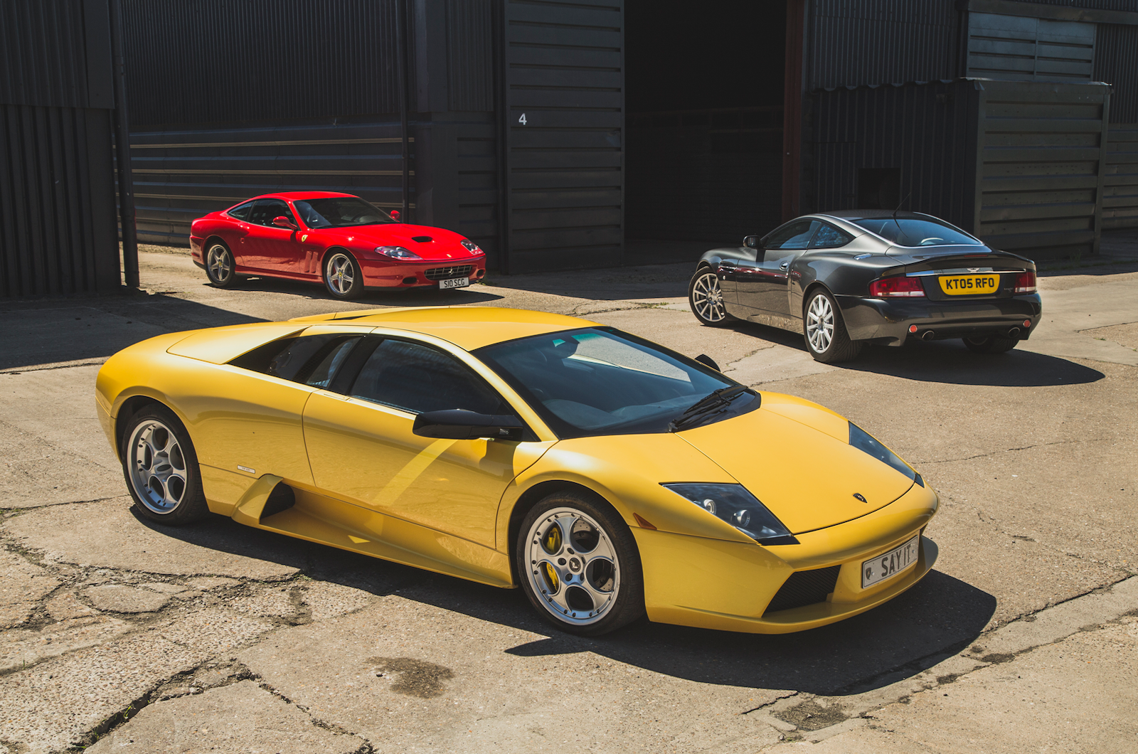 Classic & Sports Car – Better by the dozen: Lamborghini Murciélago vs Aston Martin Vanquish S vs Ferrari 575M