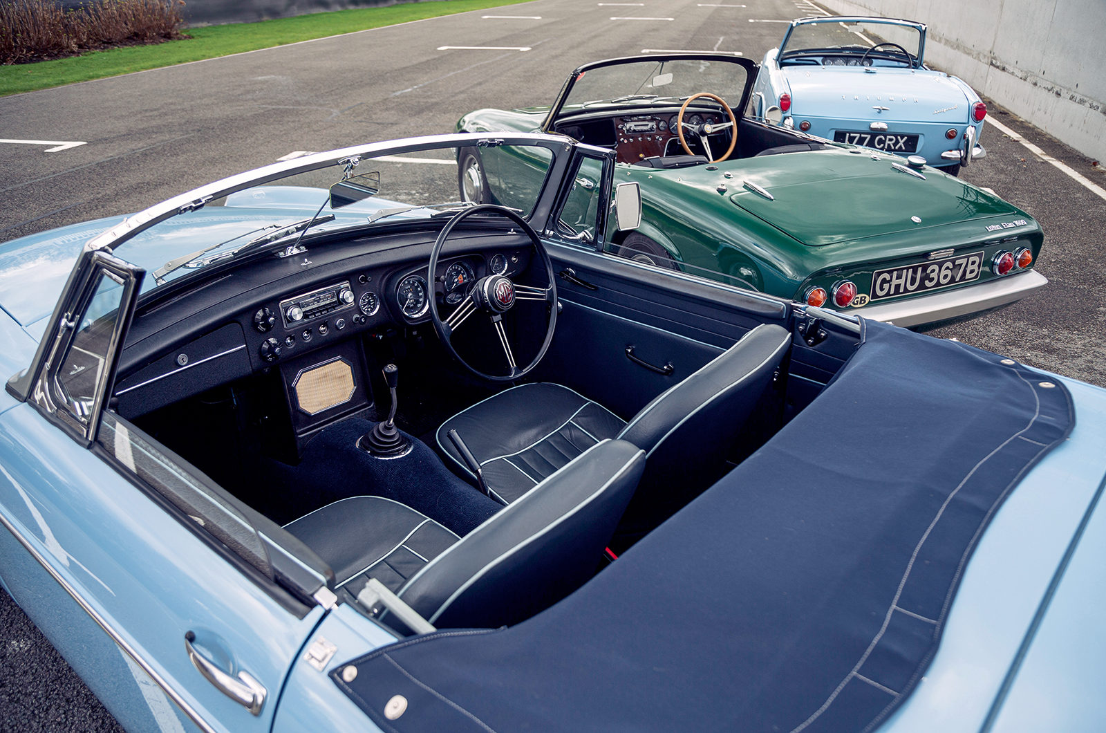 Classic & Sports Car - Triumph Spitfire vs MGB vs Lotus Elan: a new dawn