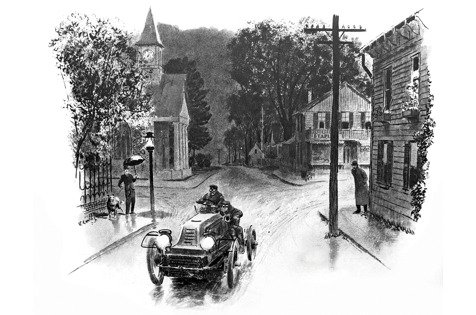 Classic & Sports Car – Motoring art: Peter Helck