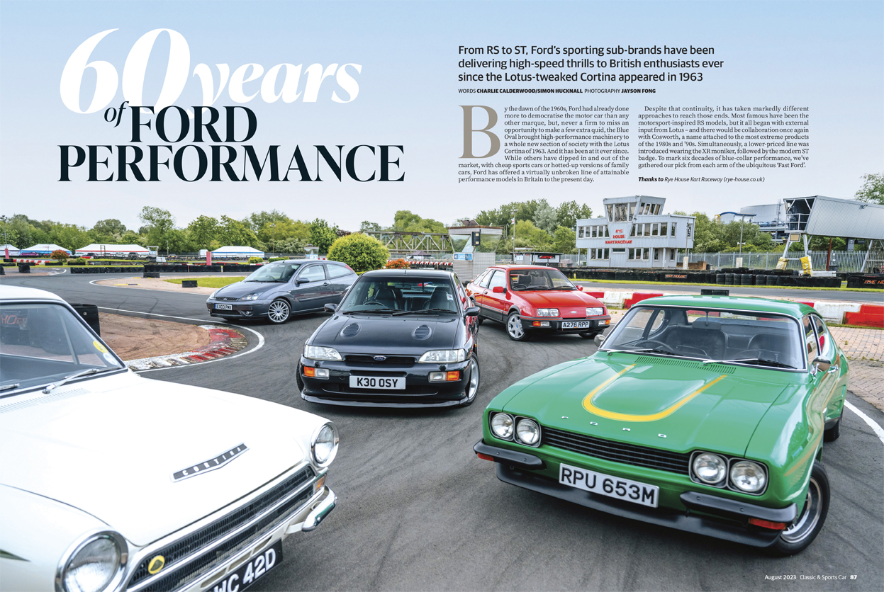 Classic & Sports Car – Fast Fords: inside the August 2023 issue of Classic & Sports Car