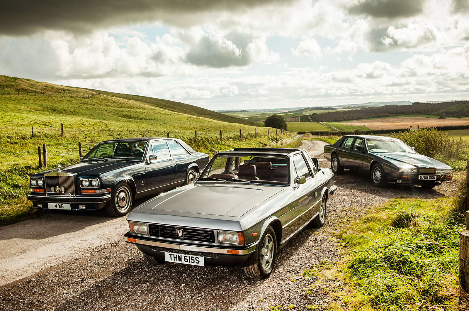 Classic & Sports Car – Aston Martin Lagonda V8 vs Bristol 412 vs Rolls-Royce Camargue: eccentric excess