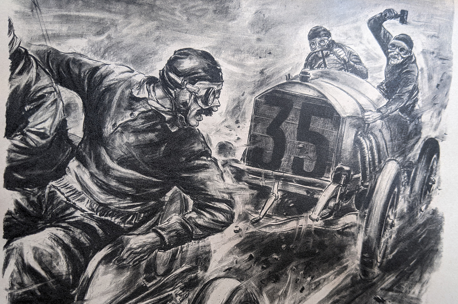 Classic & Sports Car – Motoring art: Carlo Demand