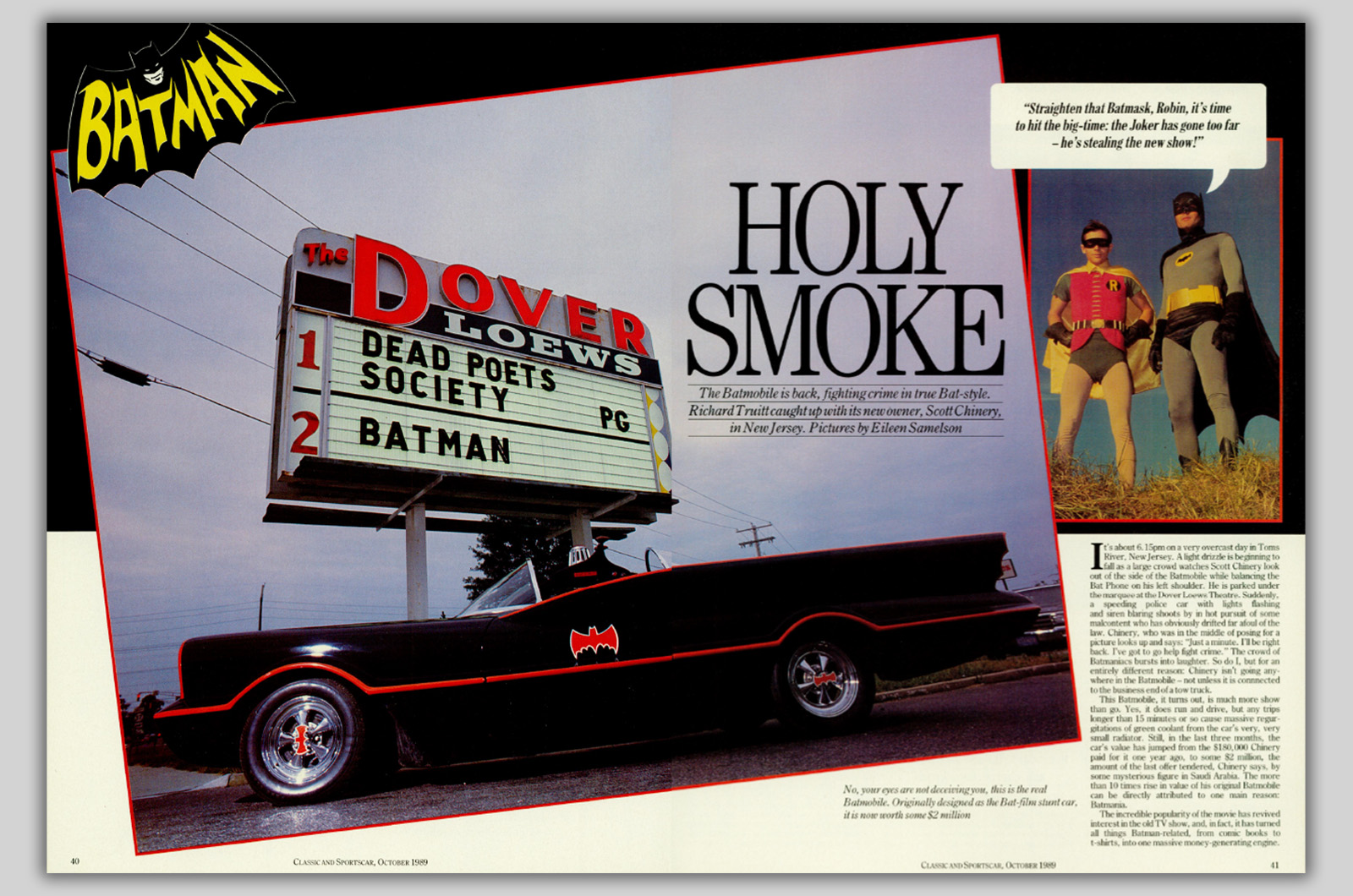 Classic & Sports Car – Remembering when Classic & Sports Car drove the Batmobile