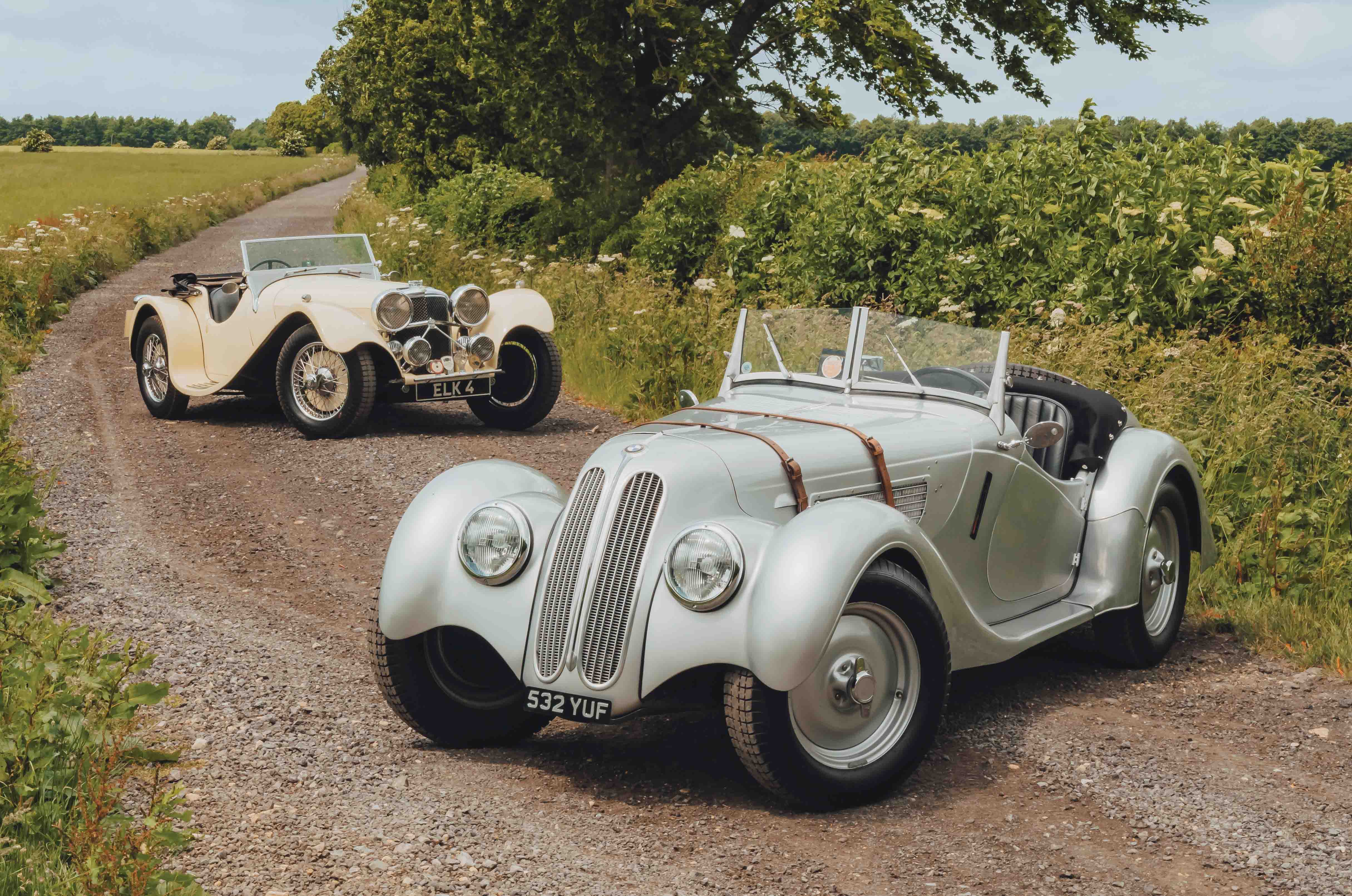 Classic & Sports Car – BMW 328 vs SS Jaguar 100: great expectations