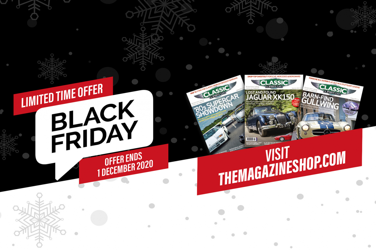 Classic & Sports Car – Don’t miss our Black Friday subscription offers