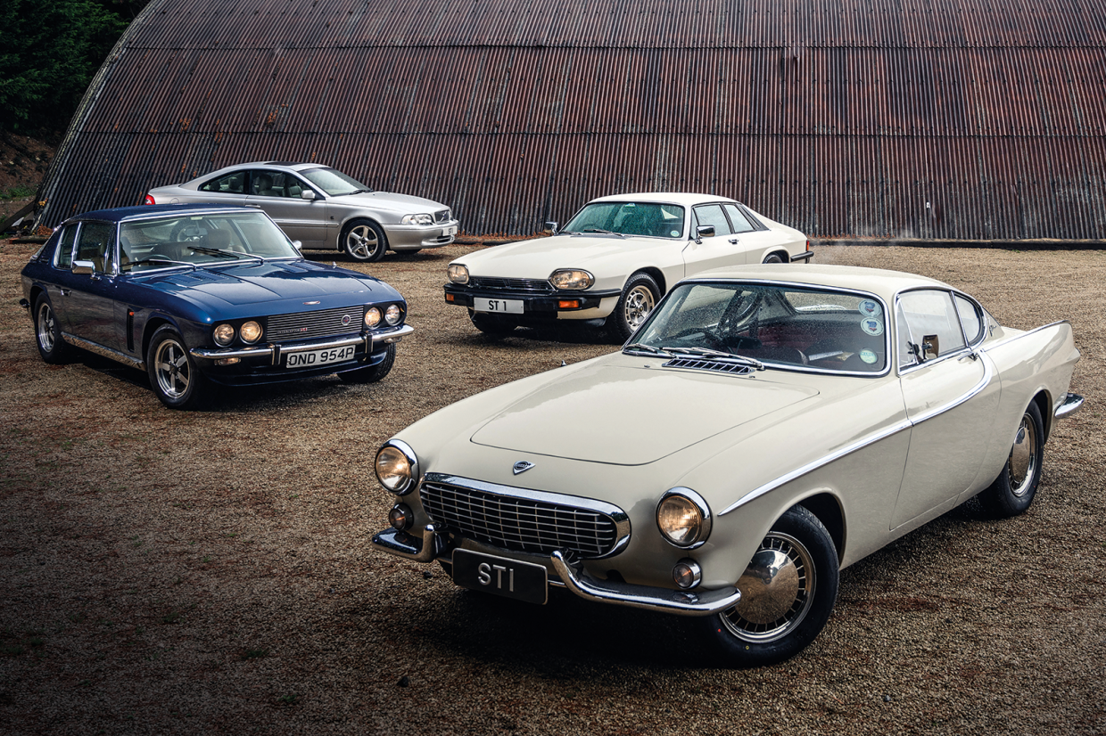 Classic & Sports Car – Driving the cars of The Saint: Volvo P1800, Jaguar XJ-S, Jensen Interceptor and Volvo C70