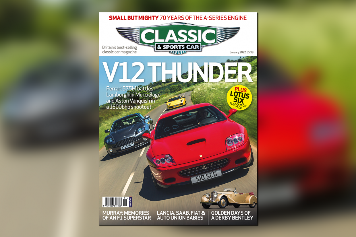 Classic & Sports Car – V12 thunder: inside the January 2022 issue of C&SC