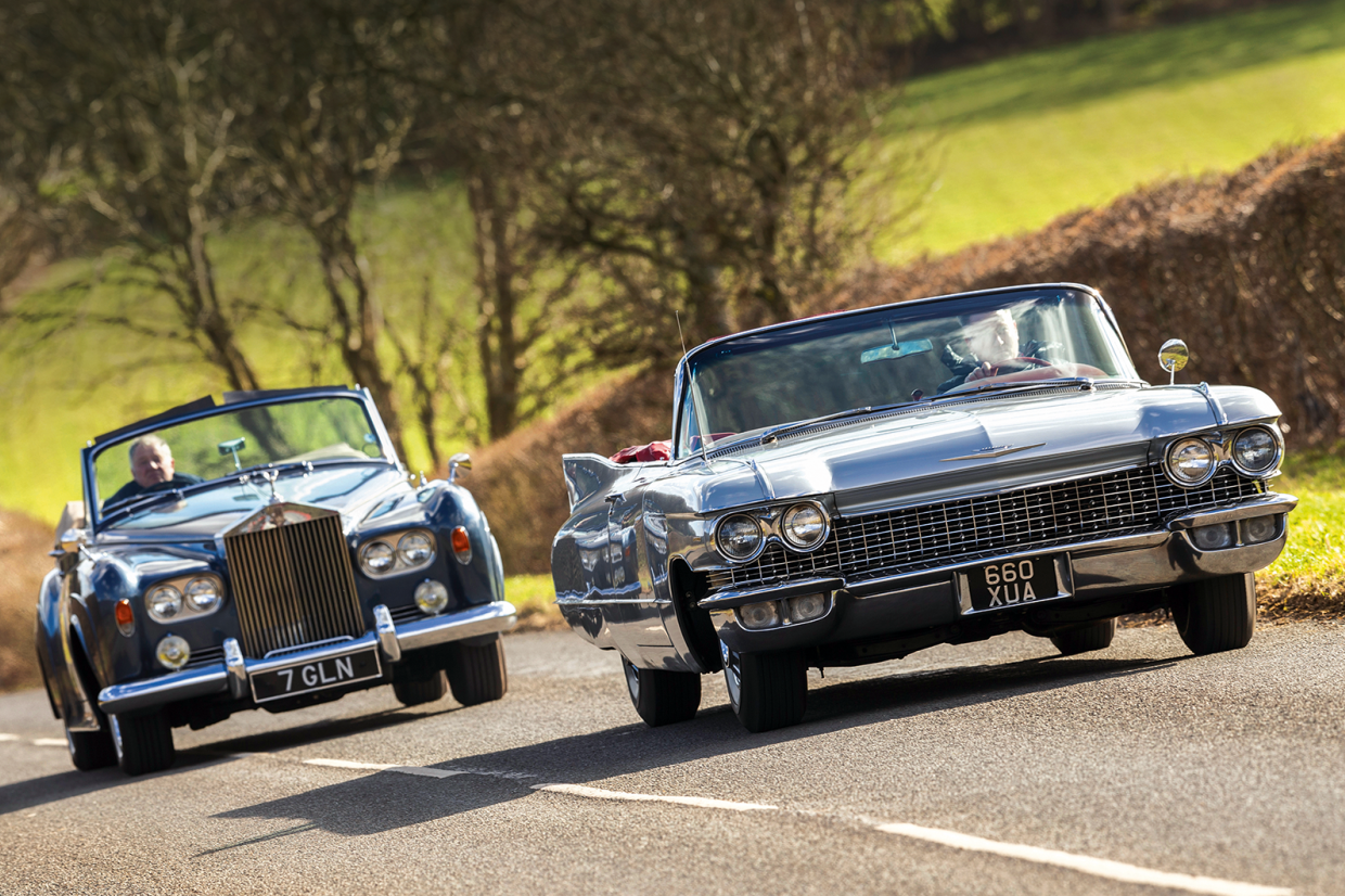 Classic & Sports Car - Rolls-Royce Silver Cloud III Adaptation Drophead Coupé vs Cadillac Series 62 Convertible Coupe: the sky is the limit
