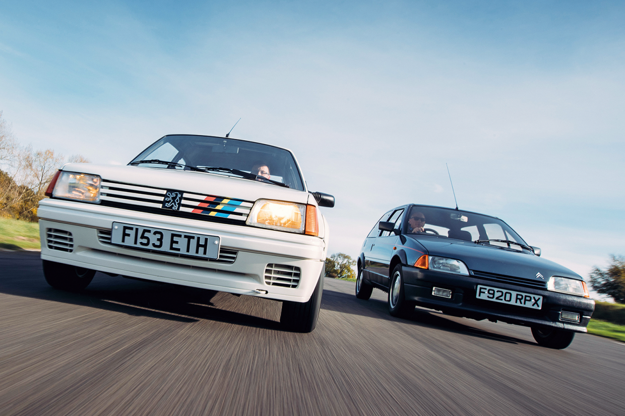 Classic & Sports Car – Peugeot 205 Rallye vs Citroën AX GT: French featherweights