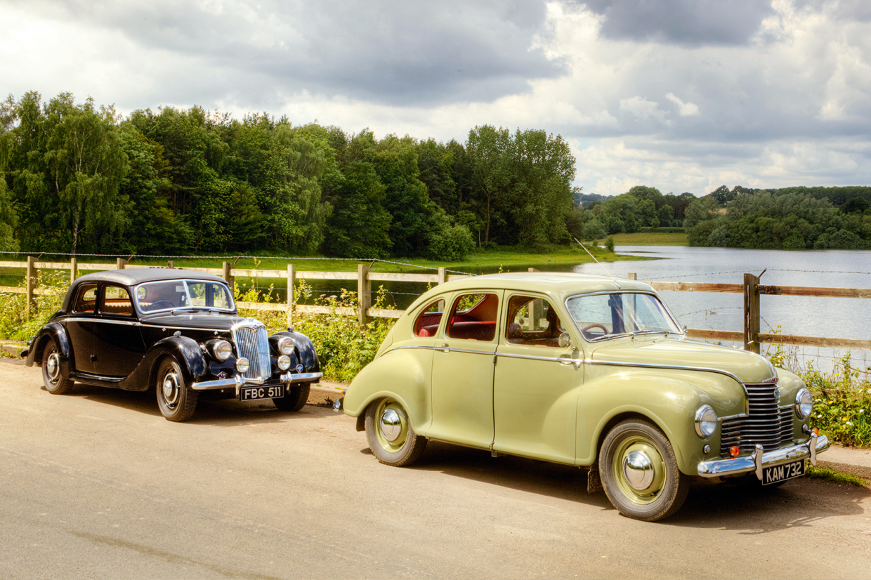 Classic & Sports Car – Riley RMA vs Jowett Javelin: 1½-litre saloon showdown