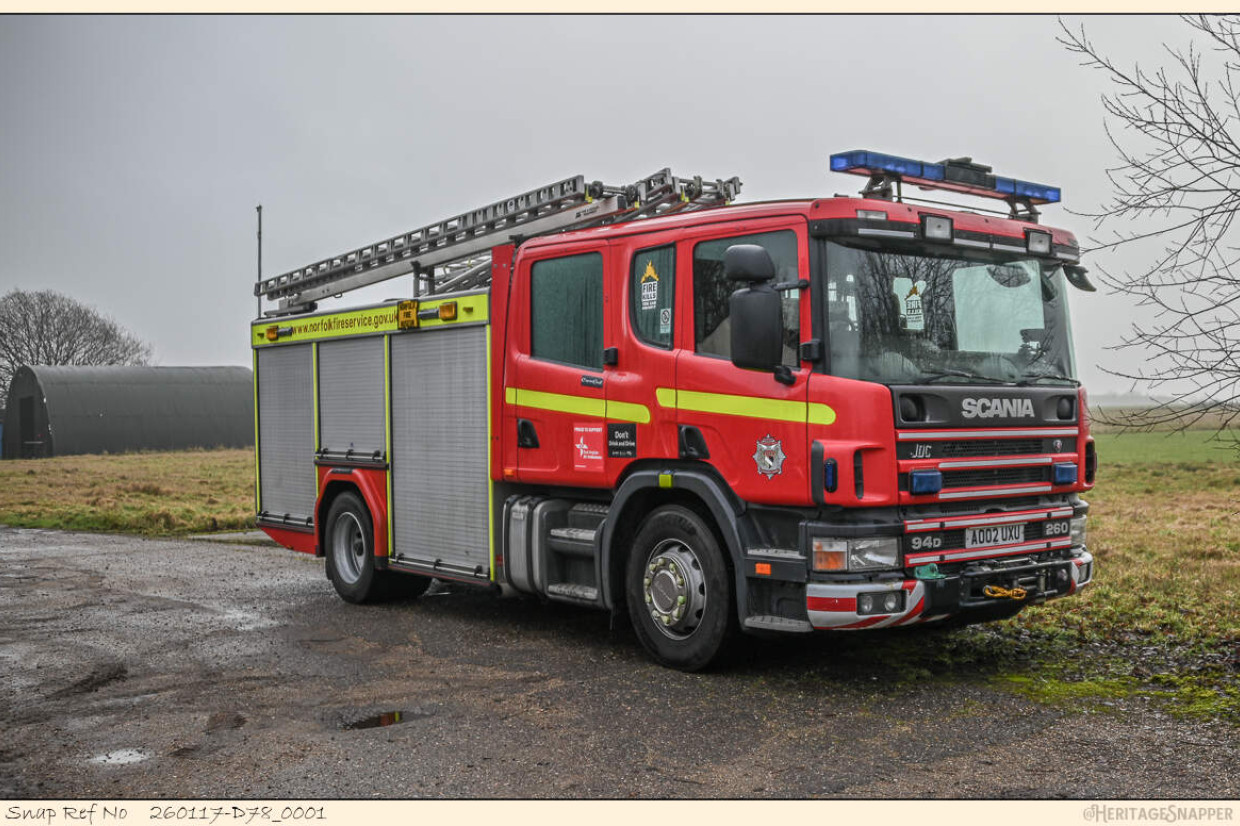 Classic & Sports Car – Fire engine passenger rides with Norfolk Fire Museum