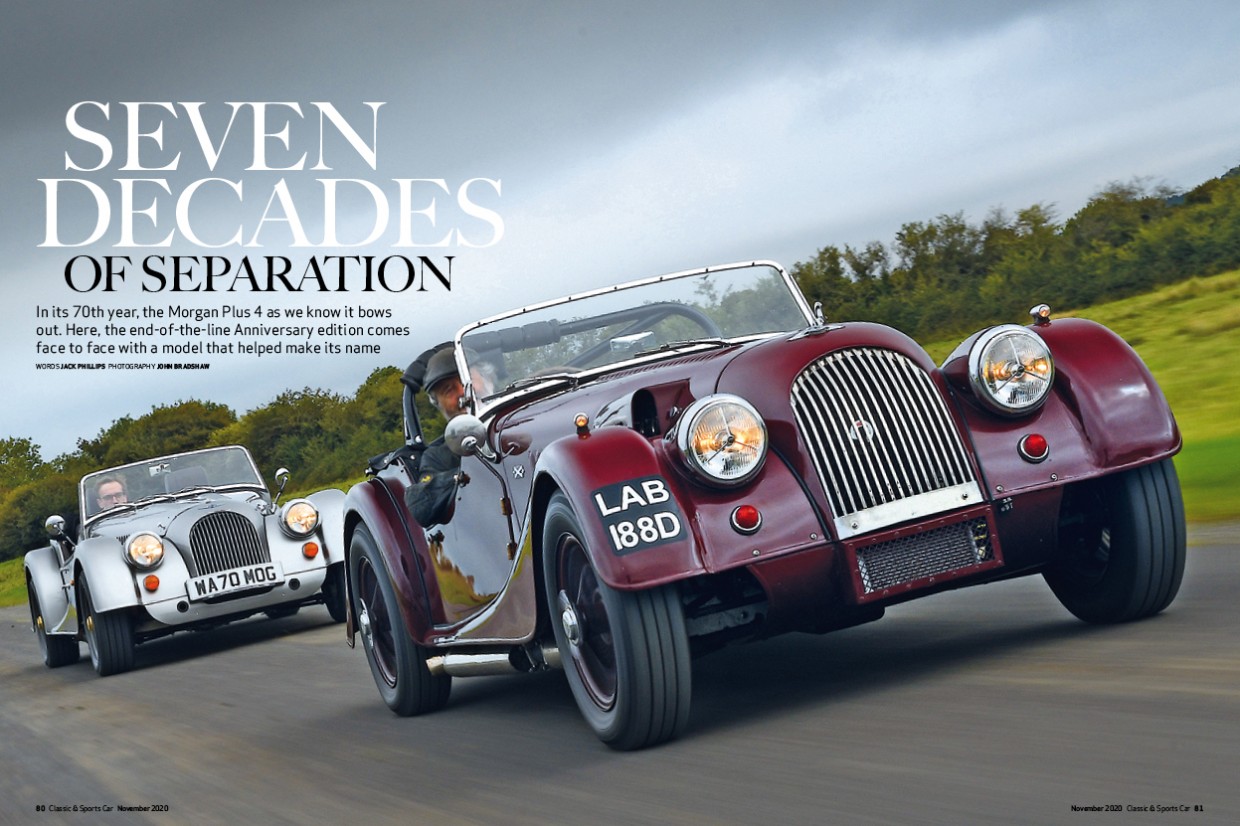 Classic & Sports Car – Morgan +4 at 70: inside the November 2020 issue of C&SC