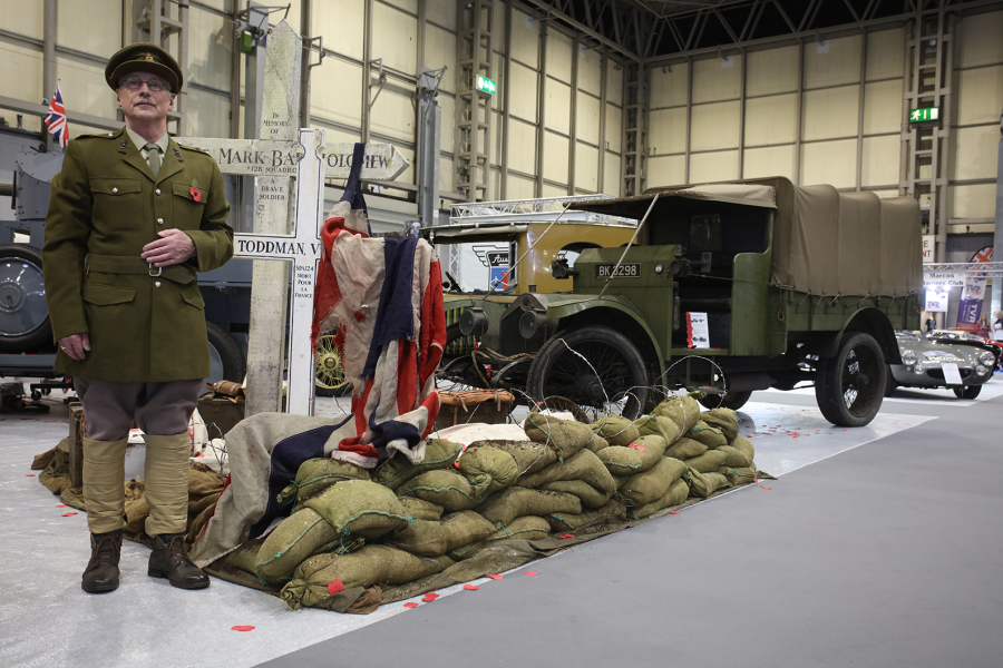 Poignant WW1 tributes lift Classic Motor Show to new heights