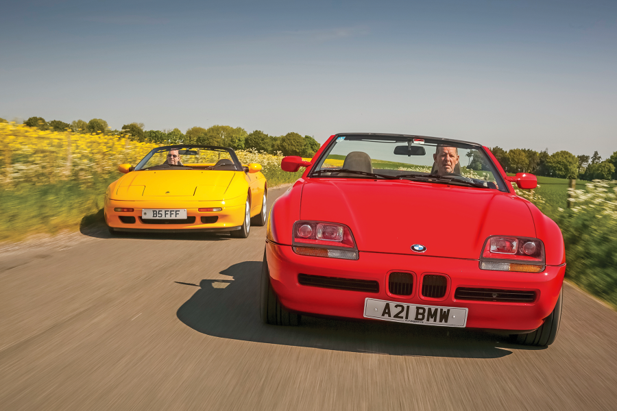 Classic & Sports Car – Daring to be different: Lotus Elan M100 vs BMW Z1