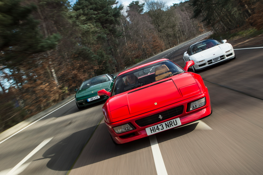 Classic & Sports Car – Bargain supercars: Ferrari 348 vs Honda NSX vs Lotus Esprit
