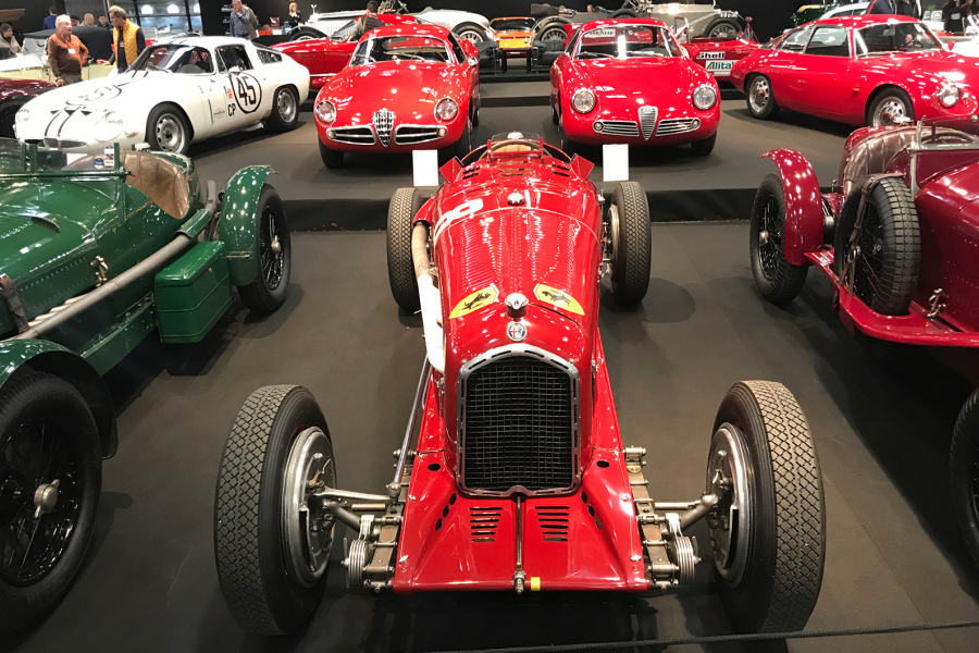 Alfa Romeo 8C at Rètromobile