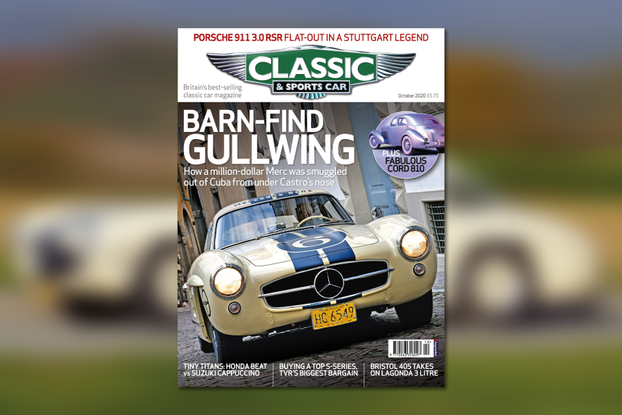 Classic & Sports Car – Barn-find Gullwing: inside the October 2020 issue of C&SC