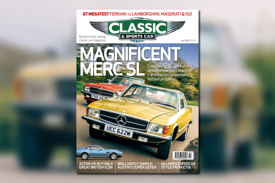 Classic & Sports Car – Mercedes’ R107 SL at 50: inside the July 2021 issue of C&SC