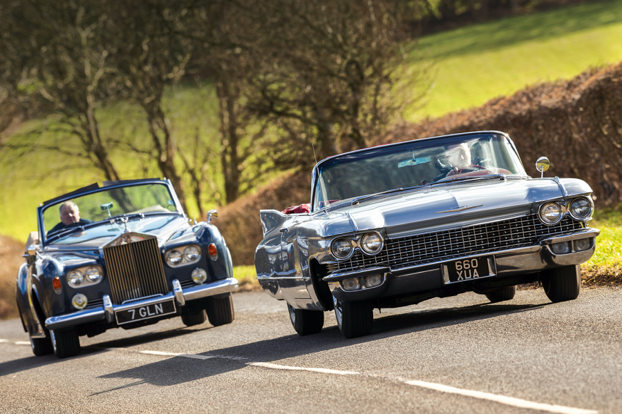 Classic & Sports Car - Rolls-Royce Silver Cloud III Adaptation Drophead Coupé vs Cadillac Series 62 Convertible Coupe: the sky is the limit
