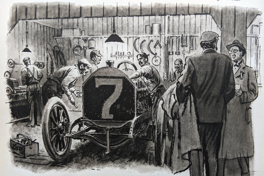 Classic & Sports Car – Motoring art: Peter Helck