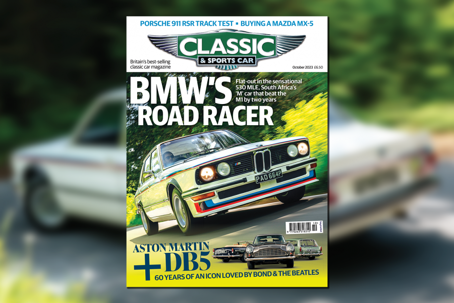 Classic & Sports Car – BMW’s road racer: inside the October 2023 issue of Classic & Sports Car