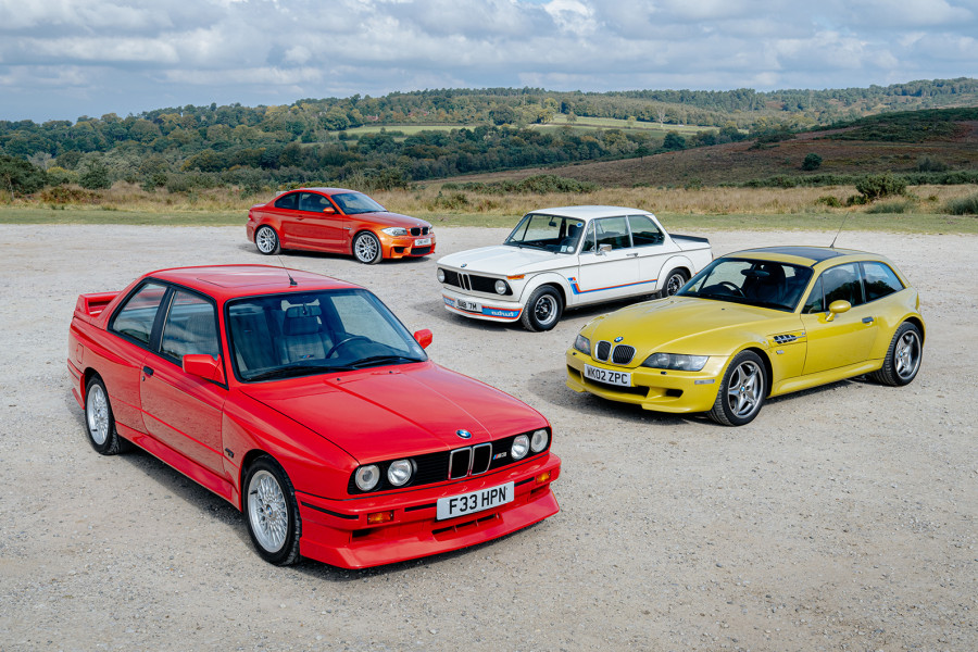 BMW 2002 turbo, E30 M3, Z3 M Coupé and 1M: small wonders
