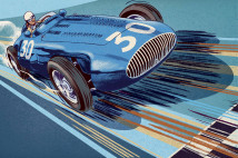 Classic & Sports Car – Motoring art: Christophe Merlin
