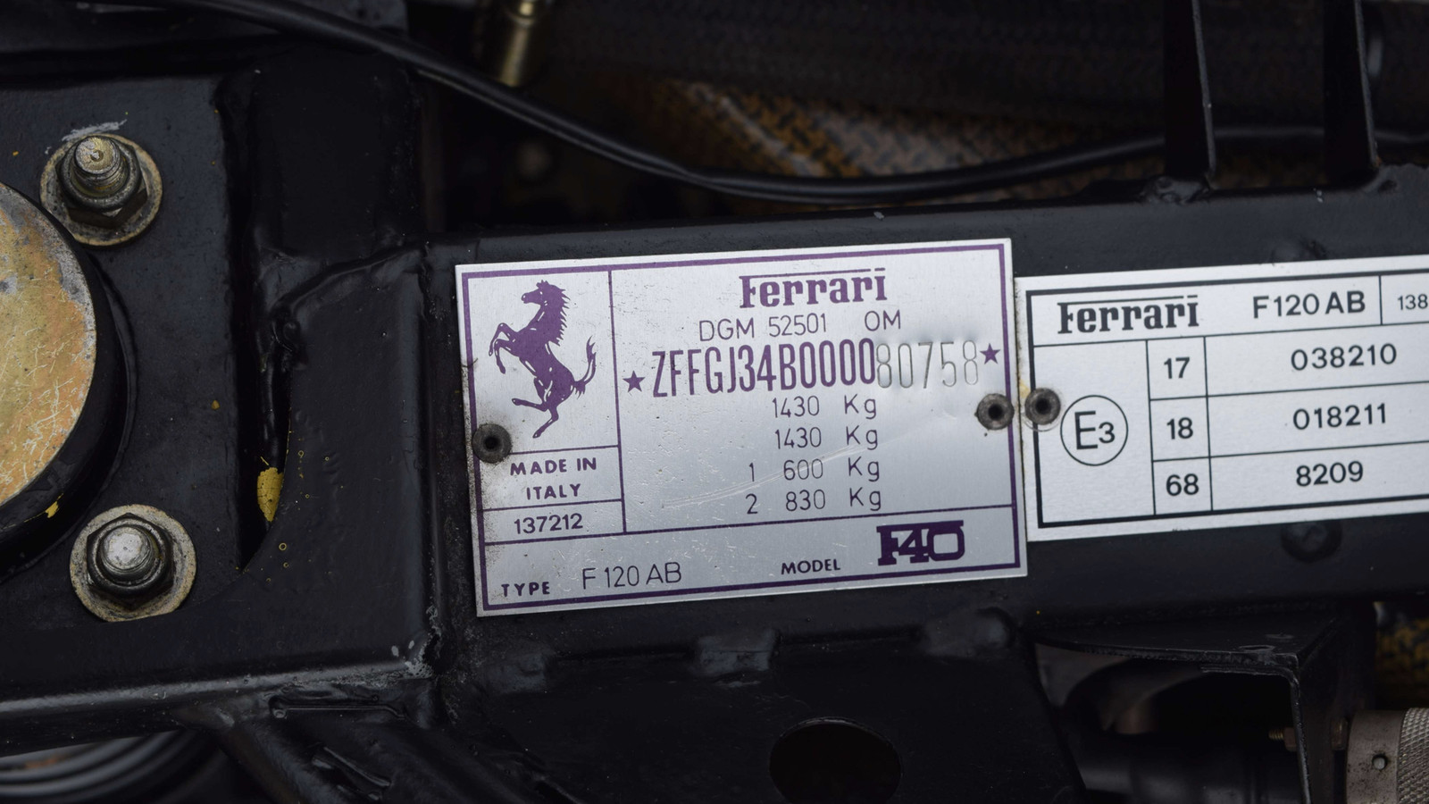 Flawless F40 up for sale at Artcurial’s April auction