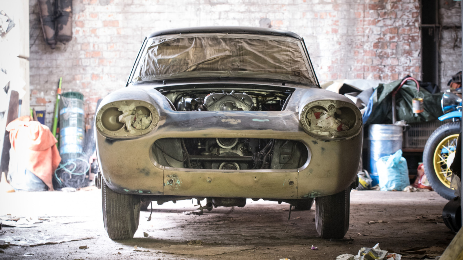 Barn-find Michelotti XK140 going under the hammer