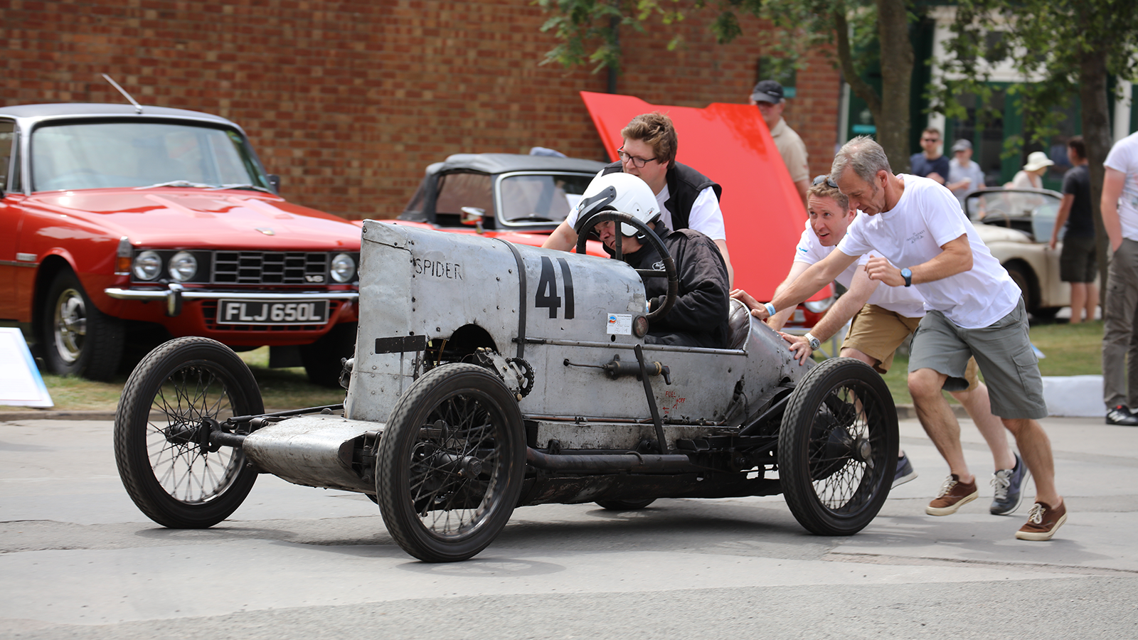 The sights and sounds of The Classic & Sports Car Show in association with Flywheel 2018 at Bicester Heritage