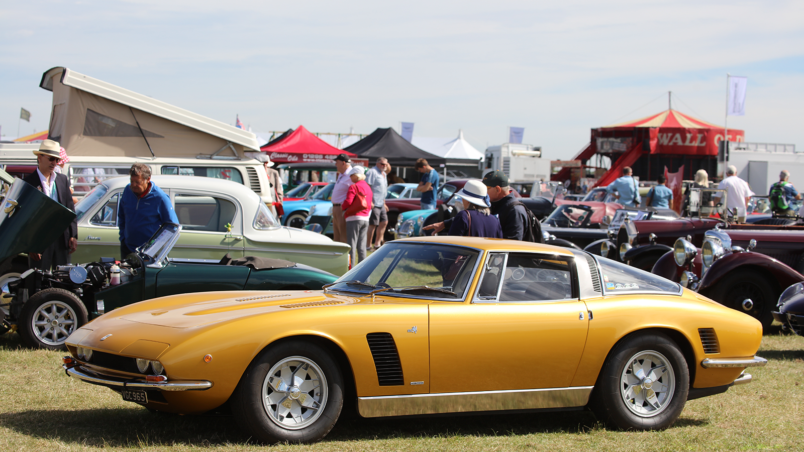 The sights and sounds of The Classic & Sports Car Show in association with Flywheel 2018 at Bicester Heritage
