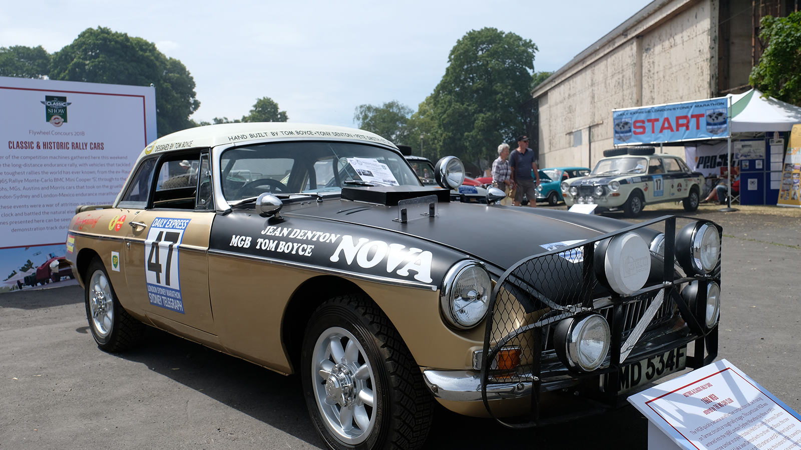 The sights and sounds of The Classic & Sports Car Show in association with Flywheel 2018 at Bicester Heritage