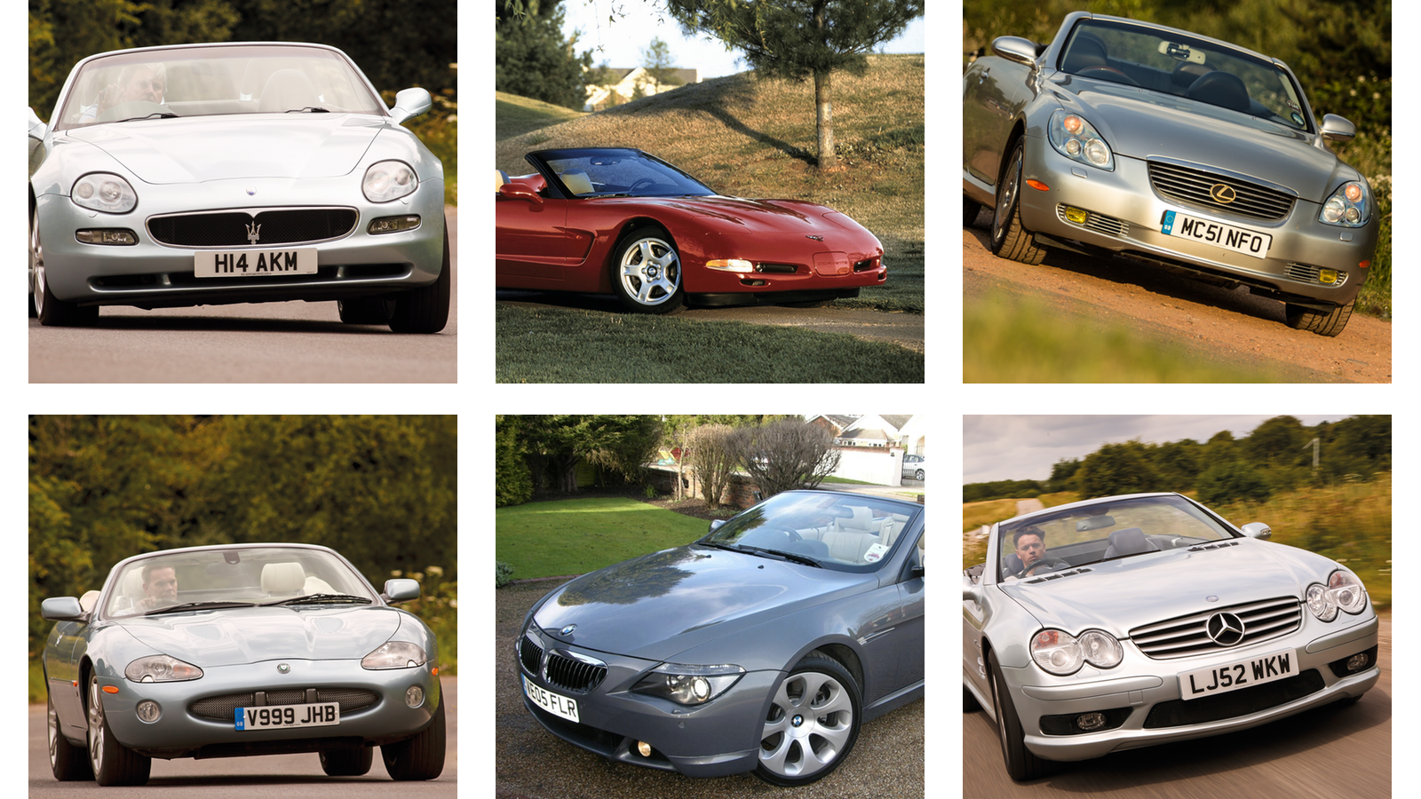 6 bargain V8 drop-tops for less than £15K