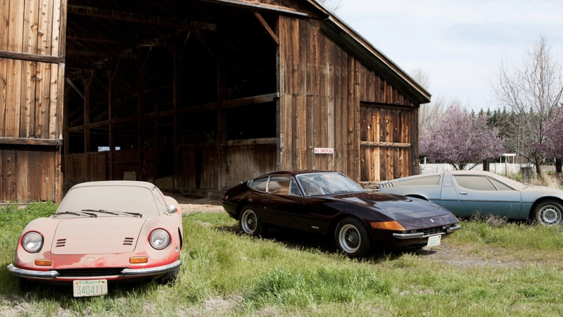 These forgotten Ferraris were all found in barns