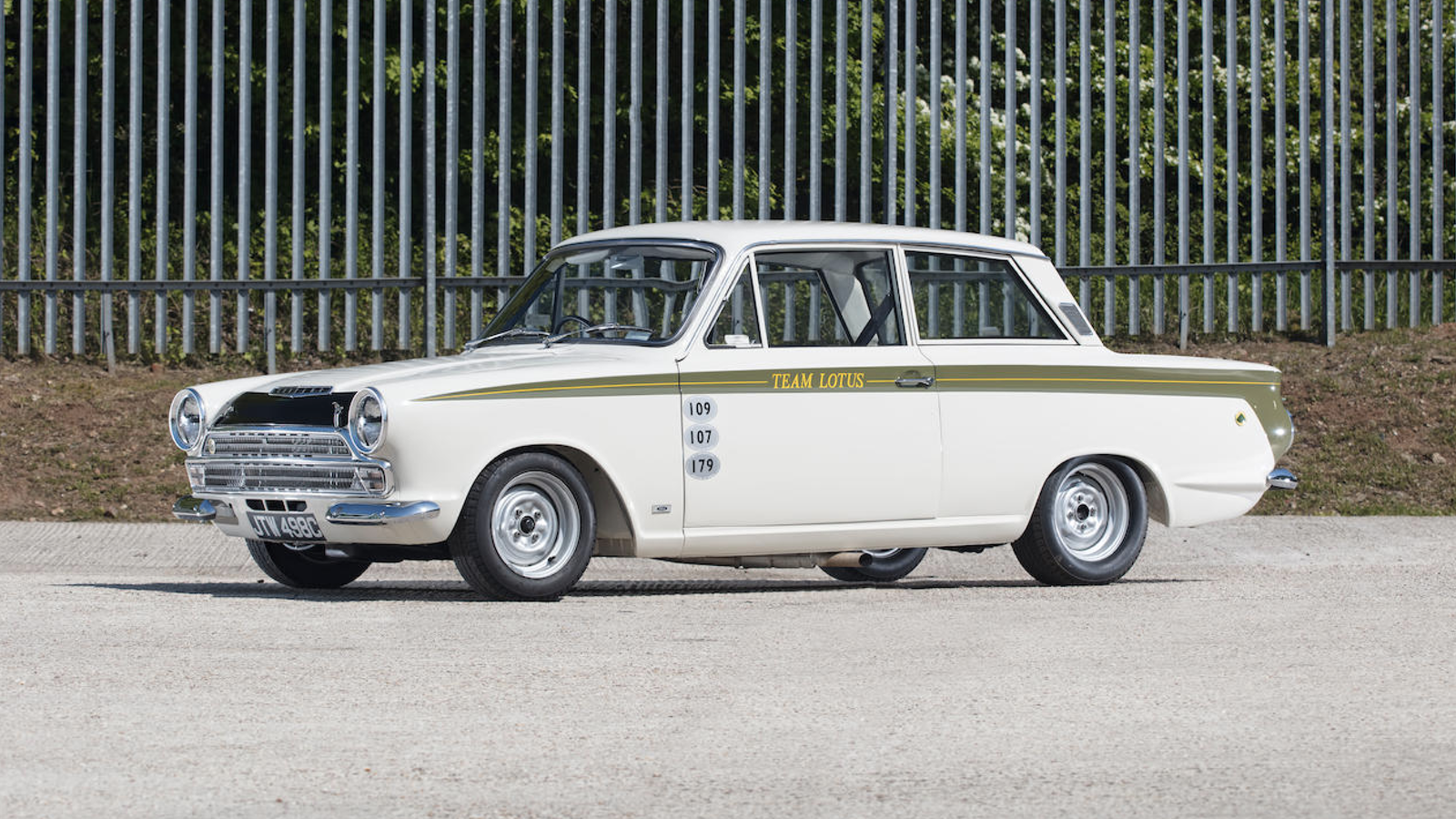 Lotus Cortinas driven by Jacky Ickx and Jim Clark to sell at auction