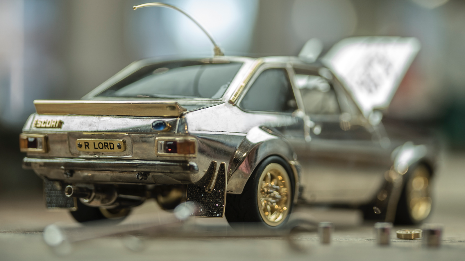 This jewel-encrusted Ford could be the most expensive Escort ever auctioned