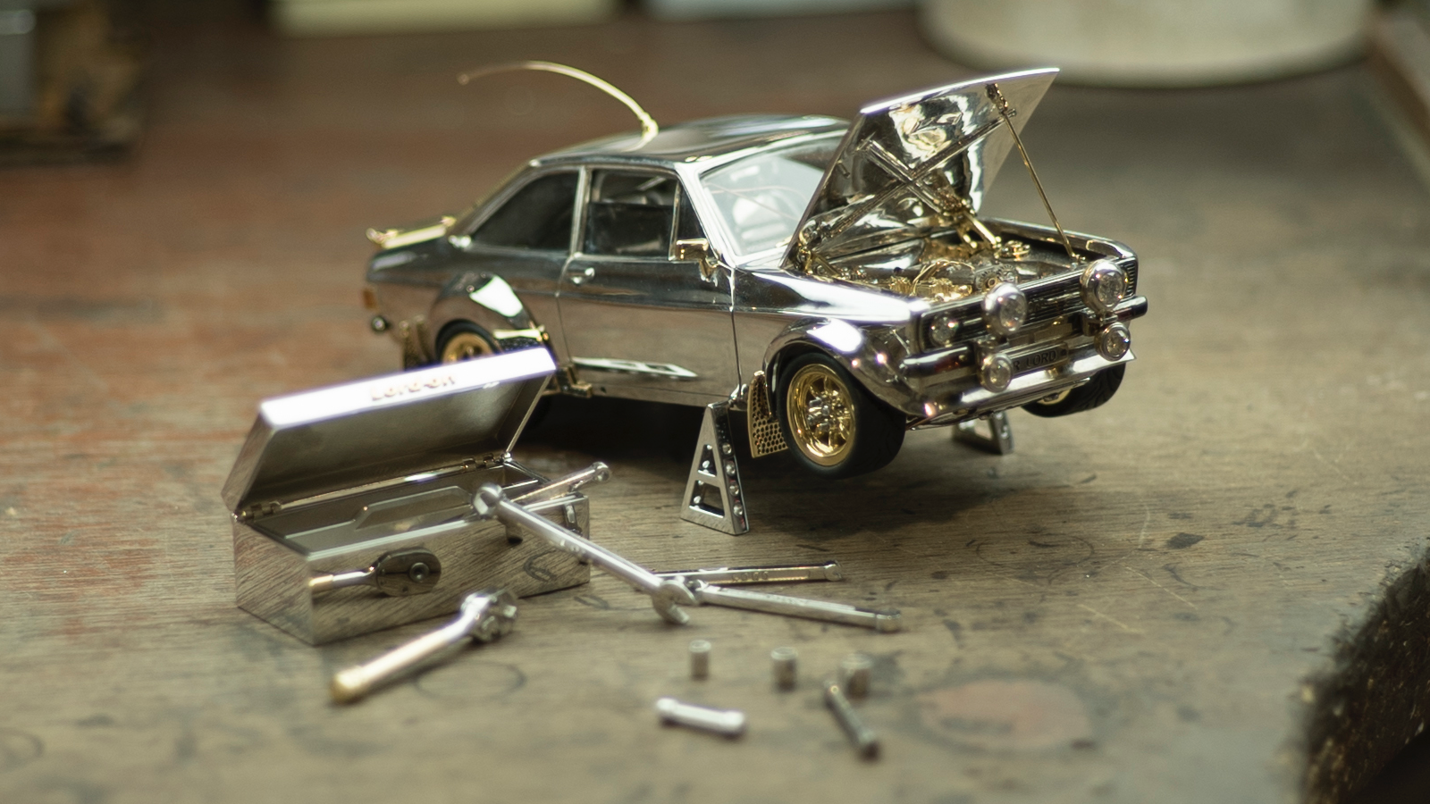 This jewel-encrusted Ford could be the most expensive Escort ever auctioned