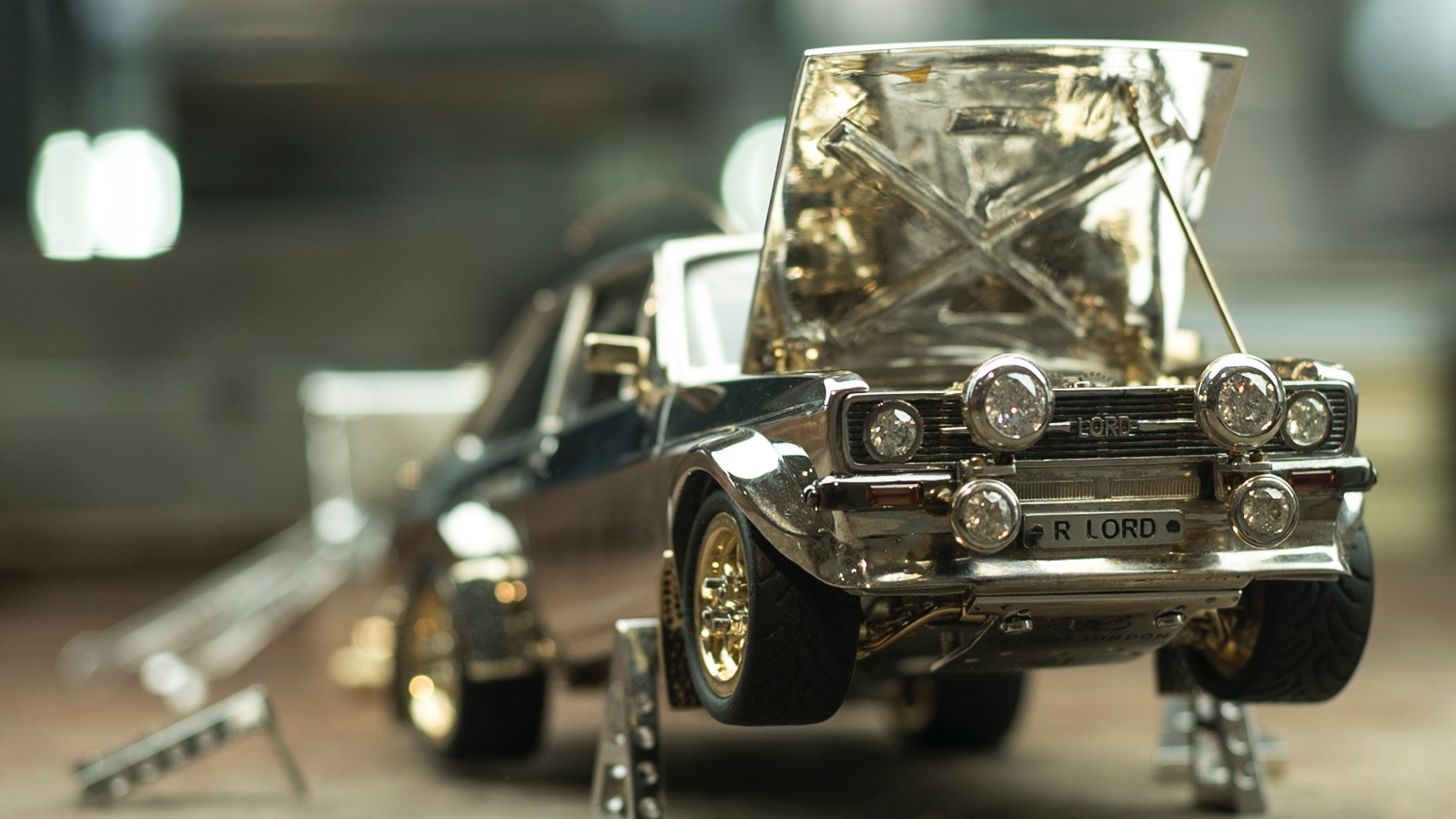 This jewel-encrusted Ford could be the most expensive Escort ever auctioned