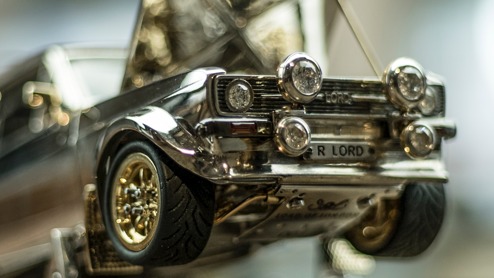 This jewel-encrusted Ford could be the most expensive Escort ever auctioned