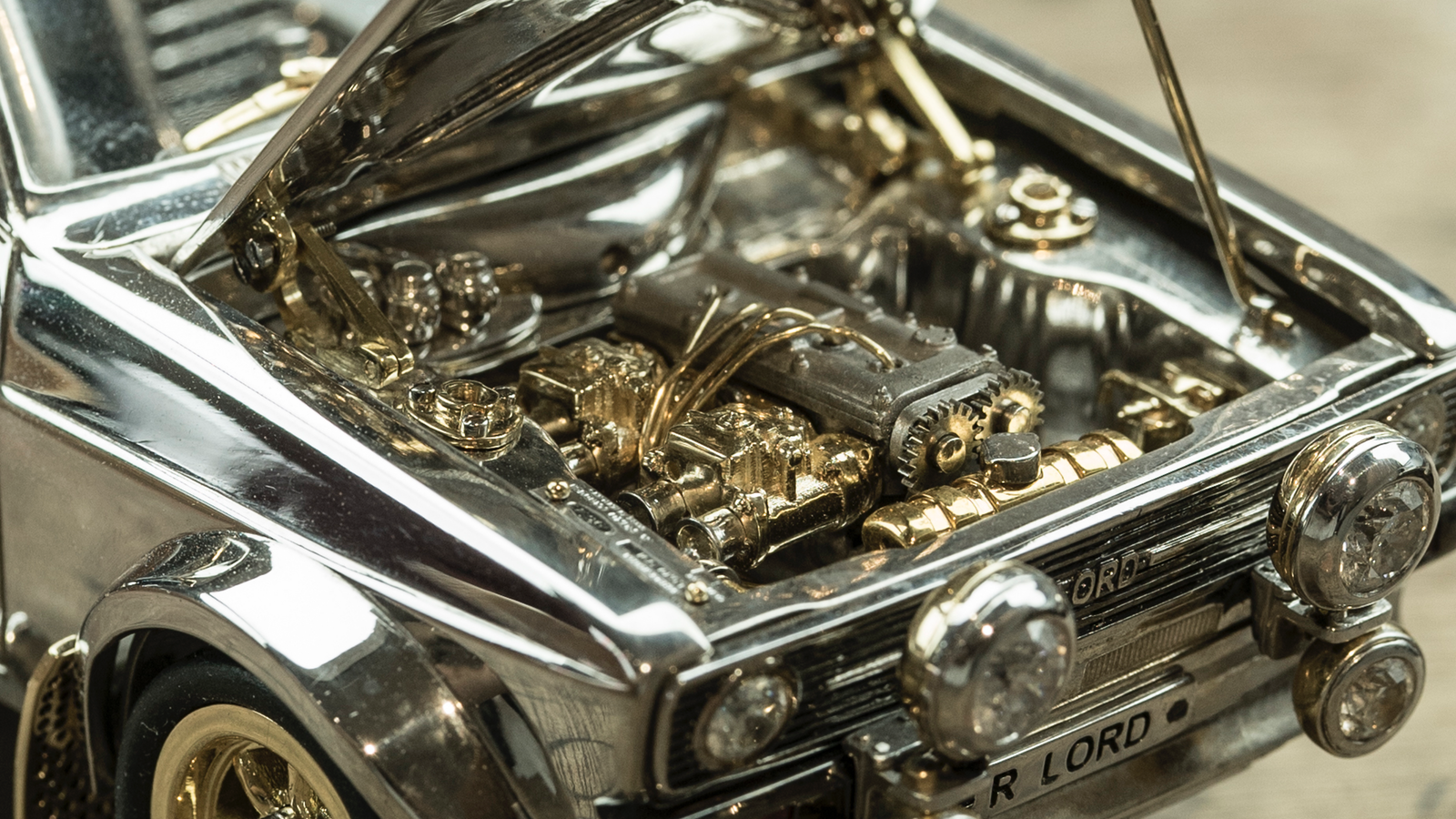 This jewel-encrusted Ford could be the most expensive Escort ever auctioned